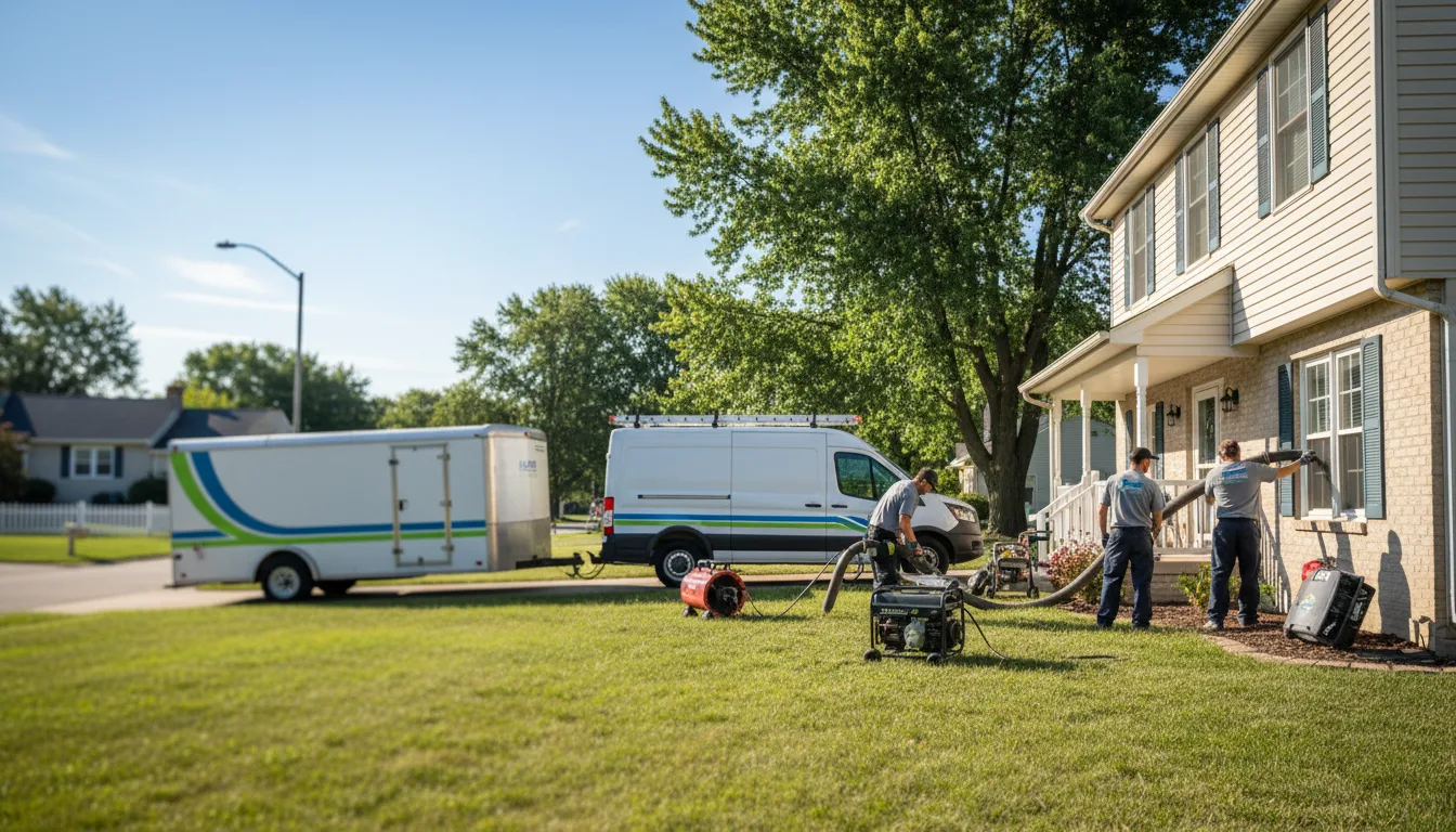 Flooded Basement Restoration And Cleanup With Repair in Bannock, OH near me